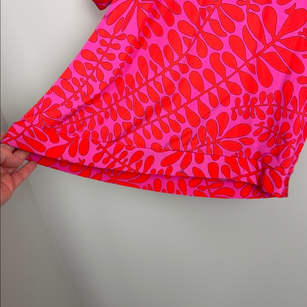 NWT Trina Turk Swim & Spa Collection Red and Pink Cover Up - L - Picture 7 of 9